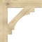 Ekena Millwork Merced Block Rough Sawn Bracket, Douglas Fir, 6"W x 34"D x 34"H BKT06X34X34MRC05RDF - alternate 4